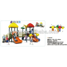 Parc de jardin d&#39;enfants New Kids Outdoor Plastic Playground Equipment Design slide amusement park